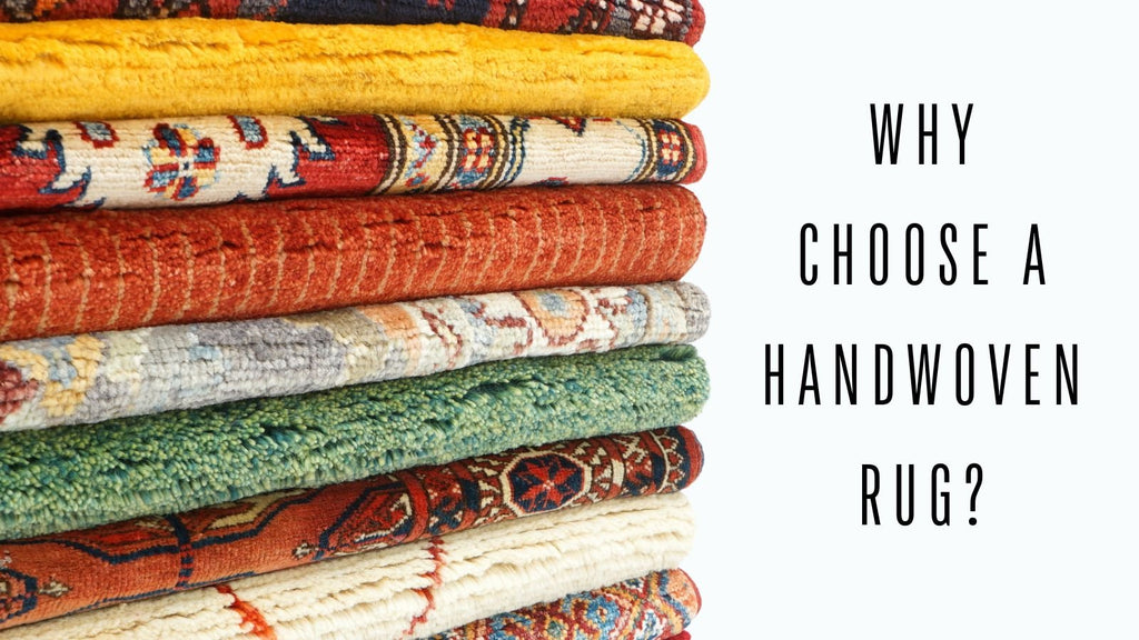 Why choose a handwoven rug over a machine-made rug?